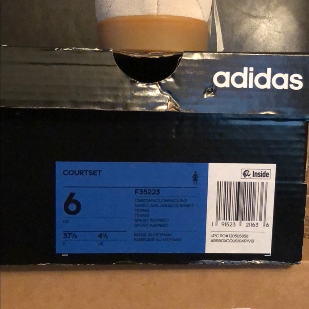 ADIDAS COURTSET SNEAKER- BEIGE - Picture 6 of 8